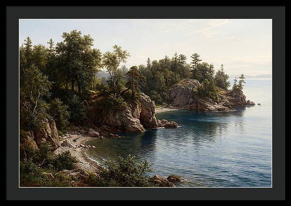 Island Serenity In Realism