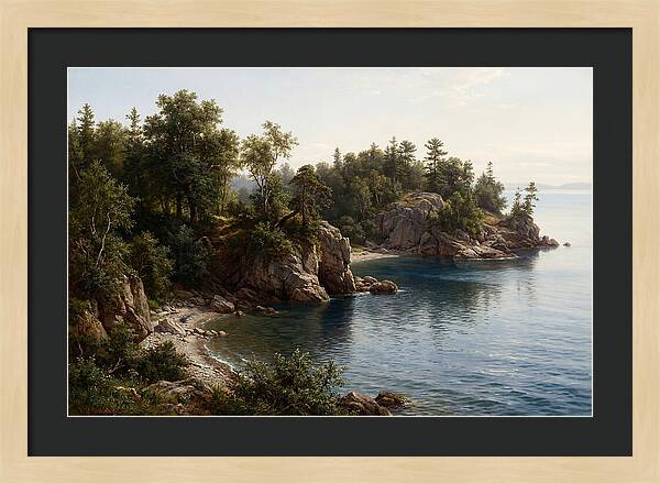 Island Serenity In Realism