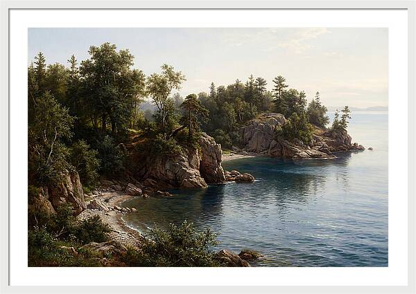 Island Serenity In Realism