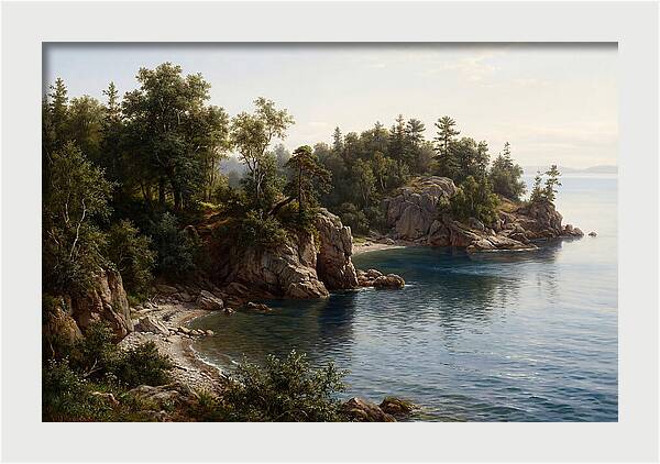 Island Serenity In Realism