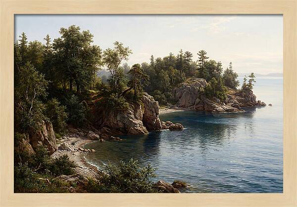 Island Serenity In Realism