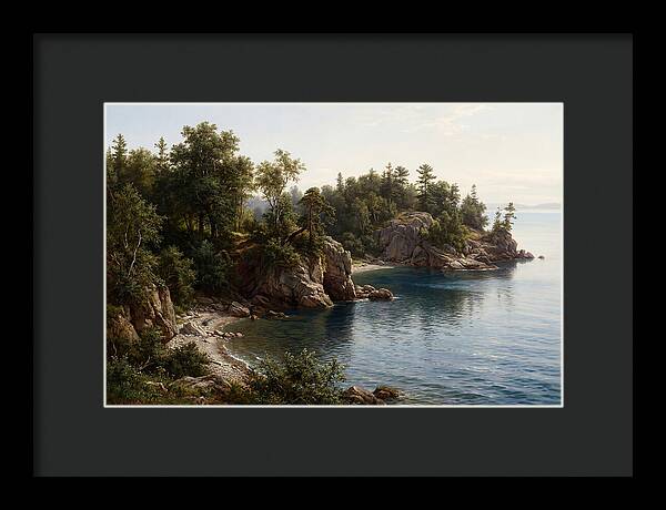 Island Serenity In Realism