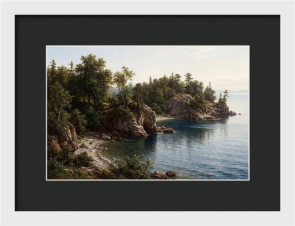 Island Serenity In Realism