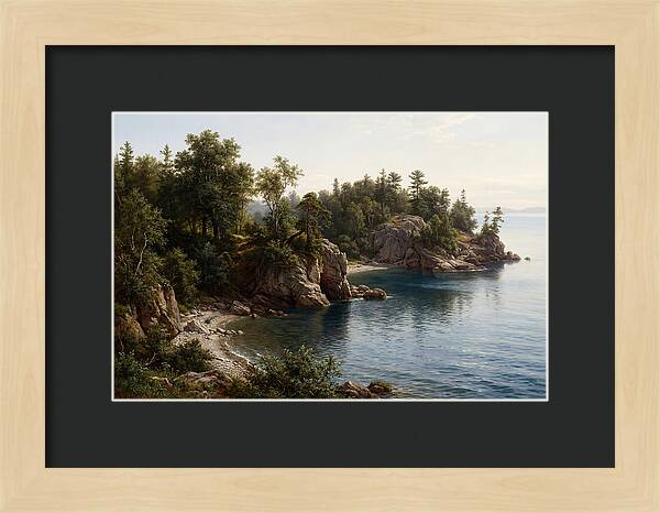 Island Serenity In Realism