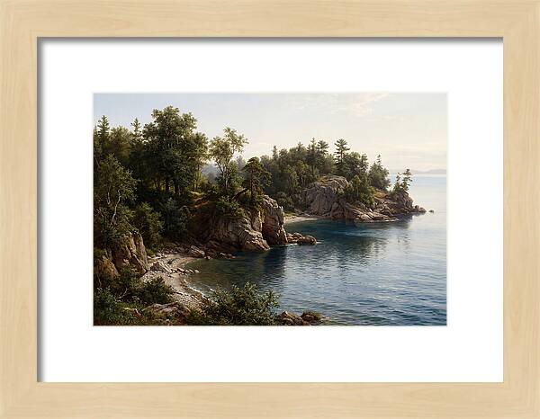 Island Serenity In Realism