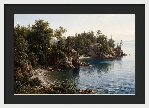 Island Serenity In Realism