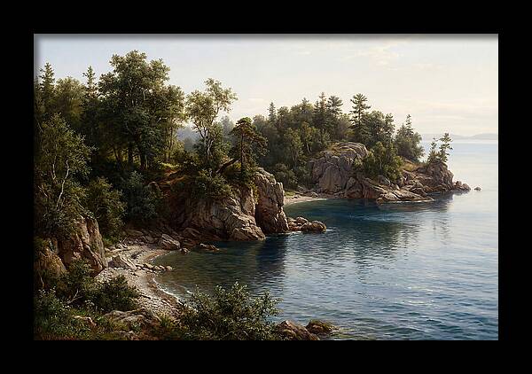 Island Serenity In Realism