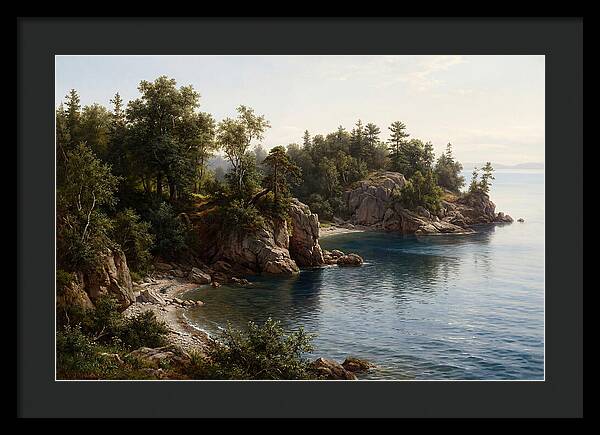 Island Serenity In Realism