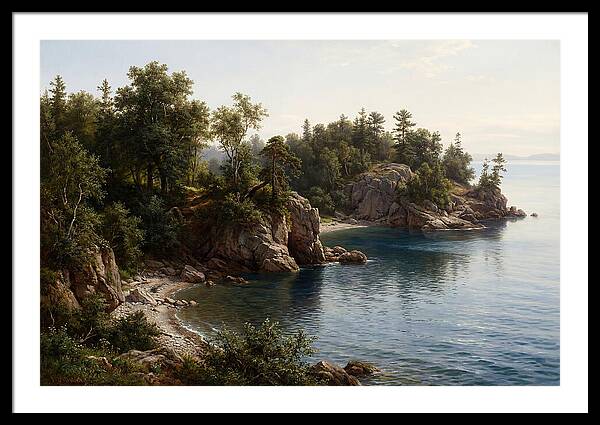Island Serenity In Realism