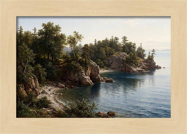 Island Serenity In Realism