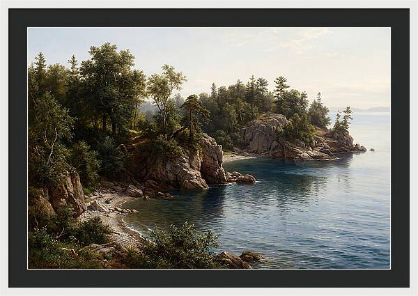 Island Serenity In Realism