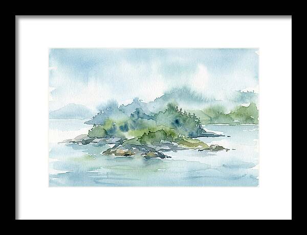 Island Serenity In Watercolor