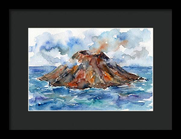 Island Tranquility Amidst Volcanoes