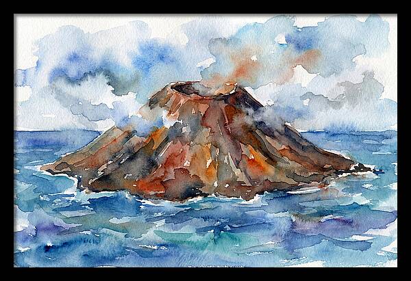 Island Tranquility Amidst Volcanoes