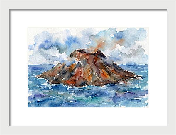 Island Tranquility Amidst Volcanoes