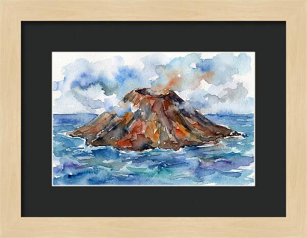 Island Tranquility Amidst Volcanoes