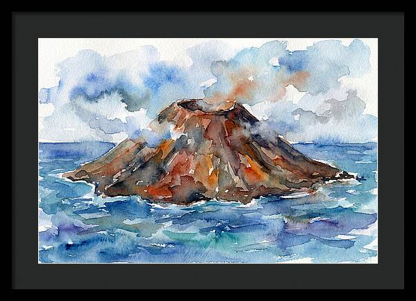 Island Tranquility Amidst Volcanoes