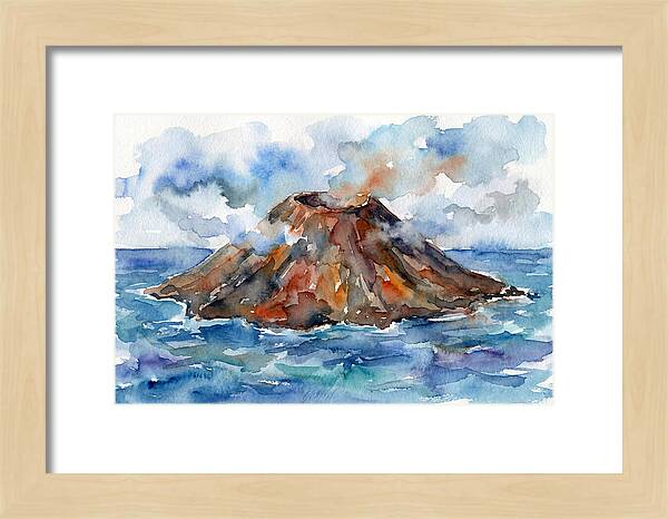 Island Tranquility Amidst Volcanoes