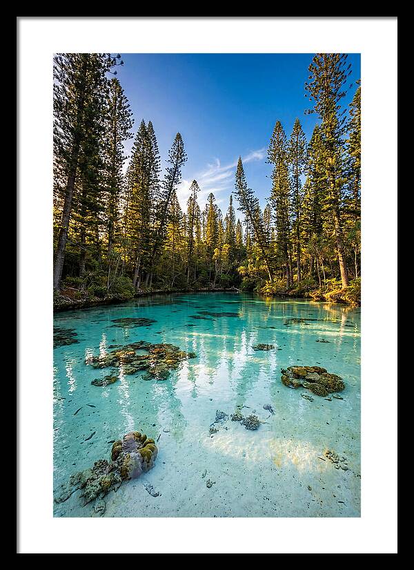 Isle Of Pines Natural Pool At Golden Hour