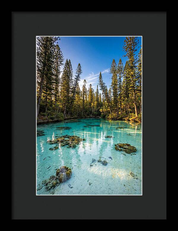Isle Of Pines Natural Pool At Golden Hour