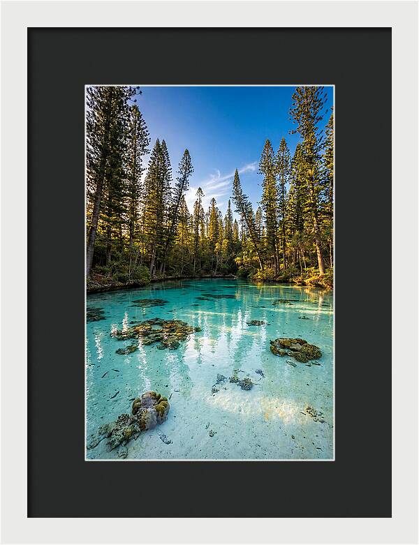 Isle Of Pines Natural Pool At Golden Hour