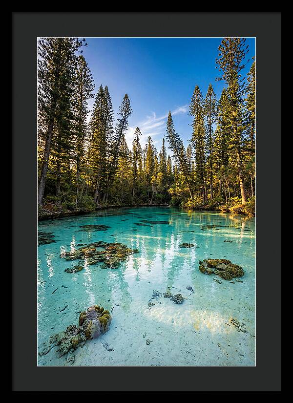 Isle Of Pines Natural Pool At Golden Hour