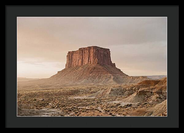 Isolated Mesa At Dusk