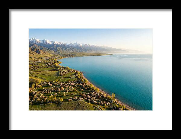 Issyk Kul Lake From Above