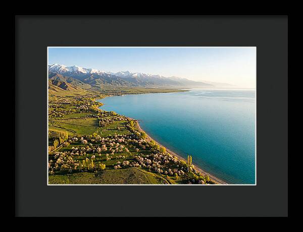 Issyk Kul Lake From Above