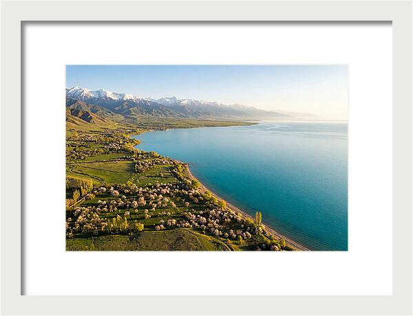 Issyk Kul Lake From Above