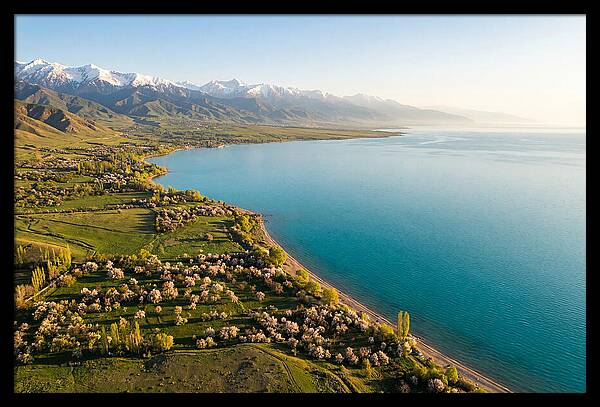 Issyk Kul Lake From Above