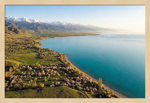 Issyk Kul Lake From Above