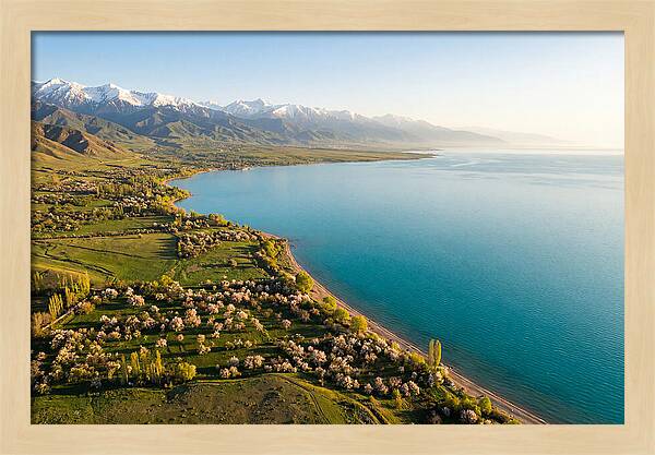 Issyk Kul Lake From Above