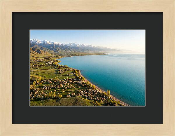 Issyk Kul Lake From Above