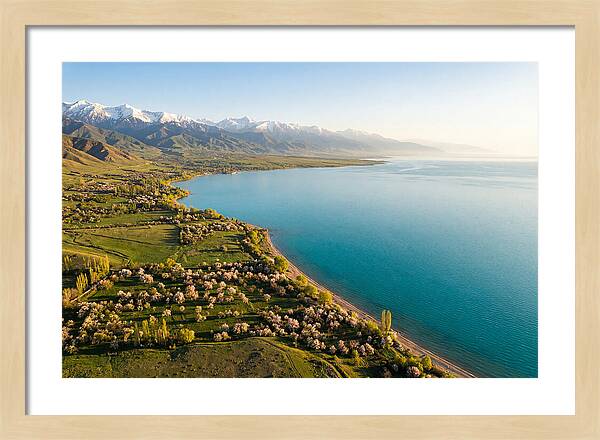 Issyk Kul Lake From Above
