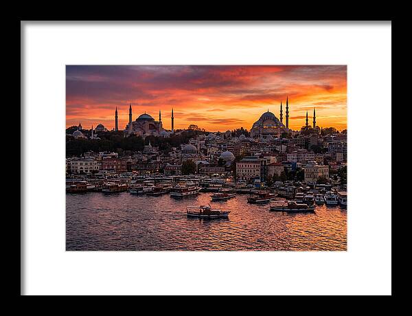Istanbul Old City At Sunset