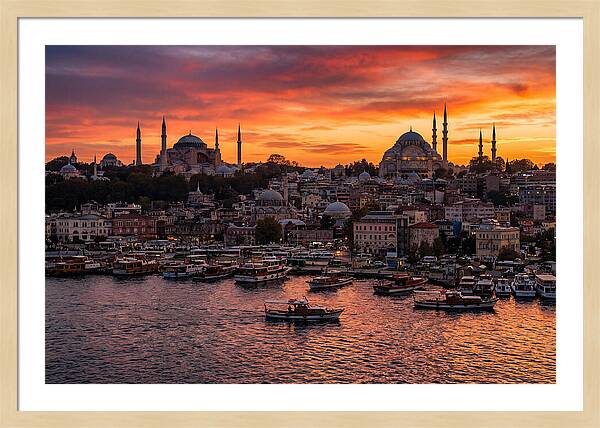 Istanbul Old City At Sunset