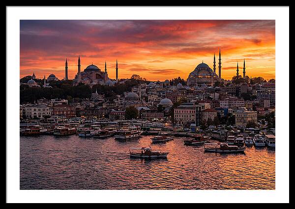Istanbul Old City At Sunset
