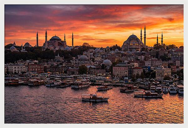 Istanbul Old City At Sunset