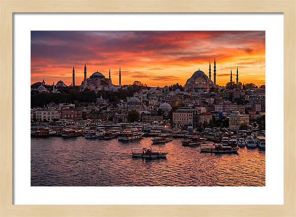 Istanbul Old City At Sunset