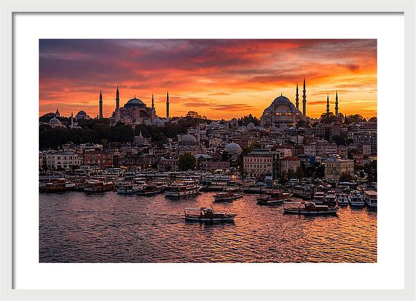 Istanbul Old City At Sunset