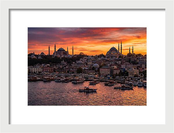 Istanbul Old City At Sunset