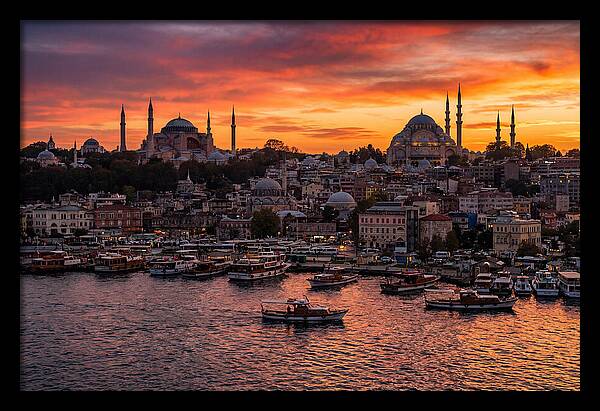 Istanbul Old City At Sunset