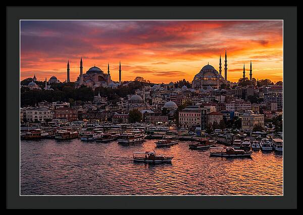 Istanbul Old City At Sunset