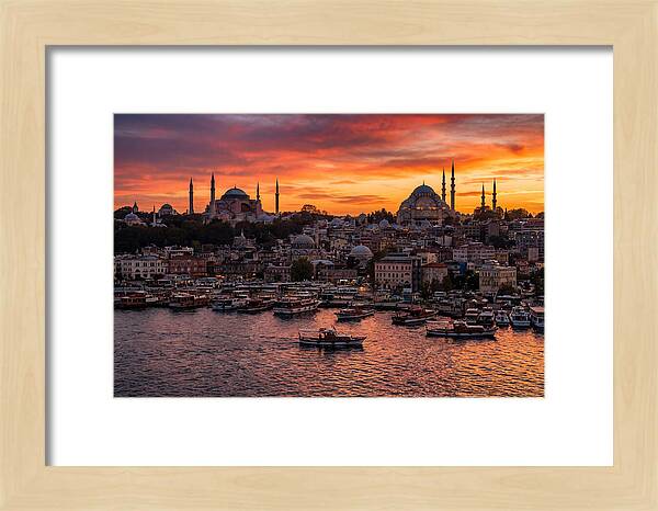 Istanbul Old City At Sunset
