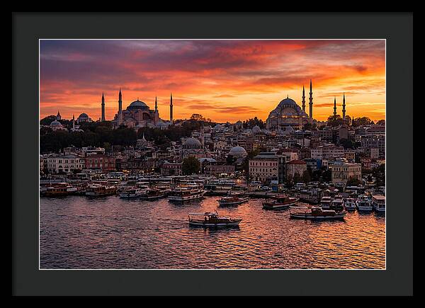 Istanbul Old City At Sunset