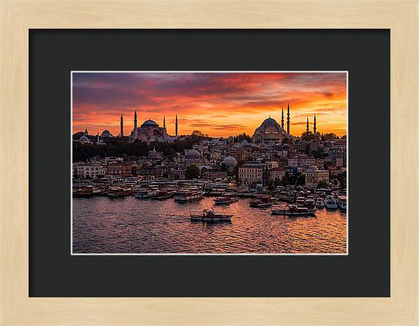 Istanbul Old City At Sunset