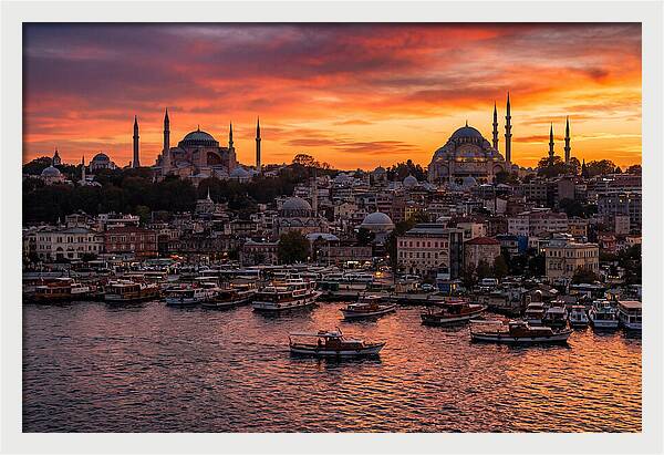 Istanbul Old City At Sunset