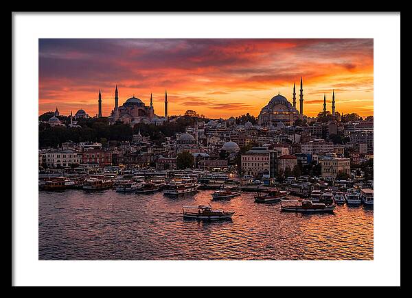 Istanbul Old City At Sunset