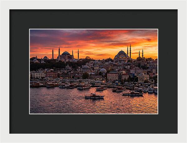 Istanbul Old City At Sunset
